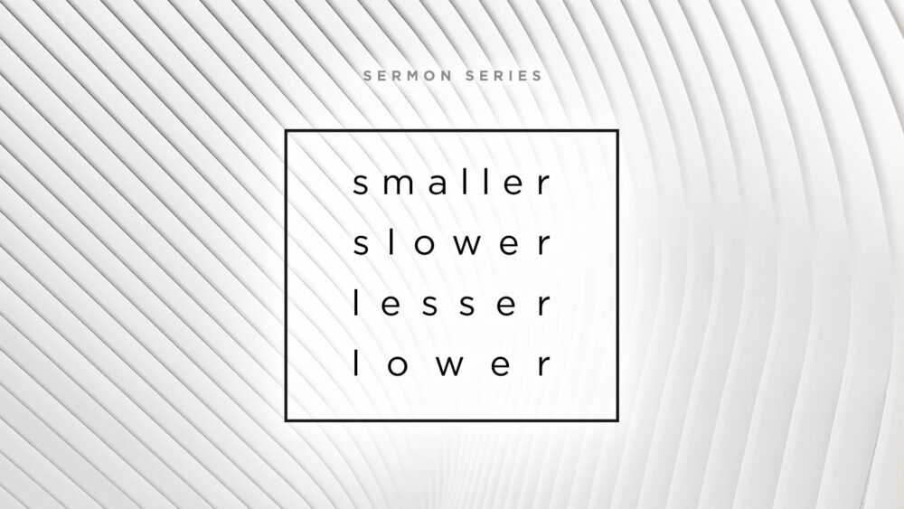 Smaller Slower Lesser Lower